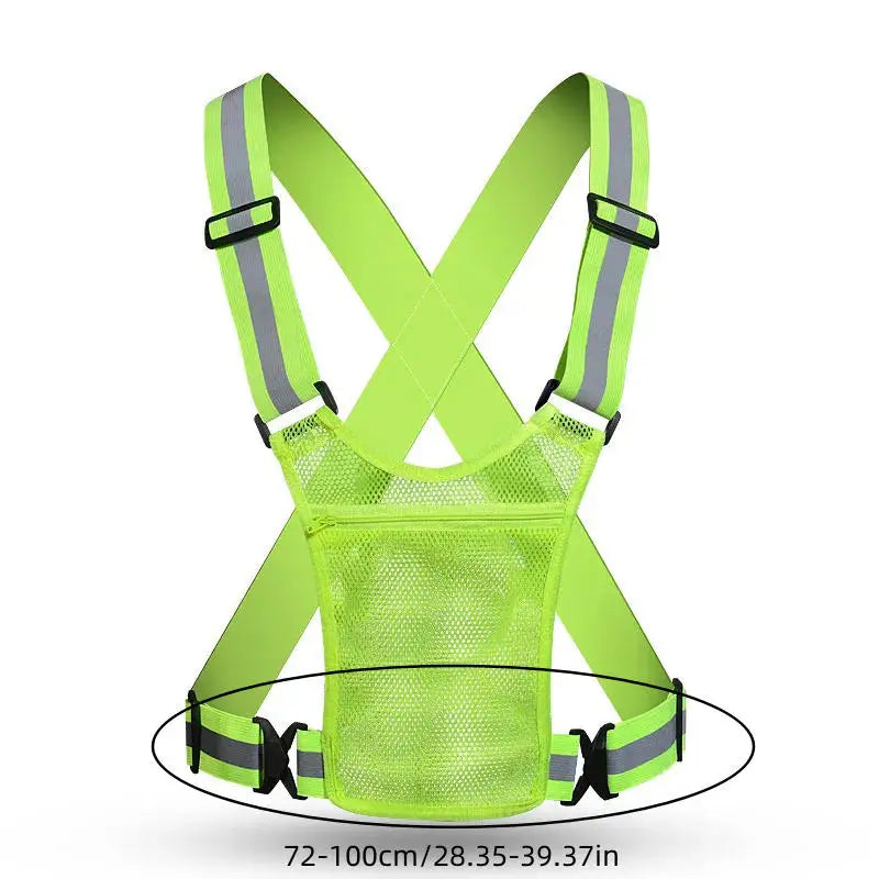 Reflective Safety Vest — Lightweight Hi-Vis for Running & Cycling