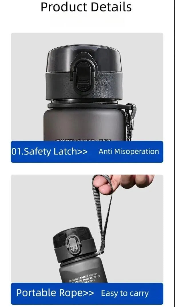 BPA-Free Sports Water Bottle — 400ml Leak-Proof for Gym & Outdoors