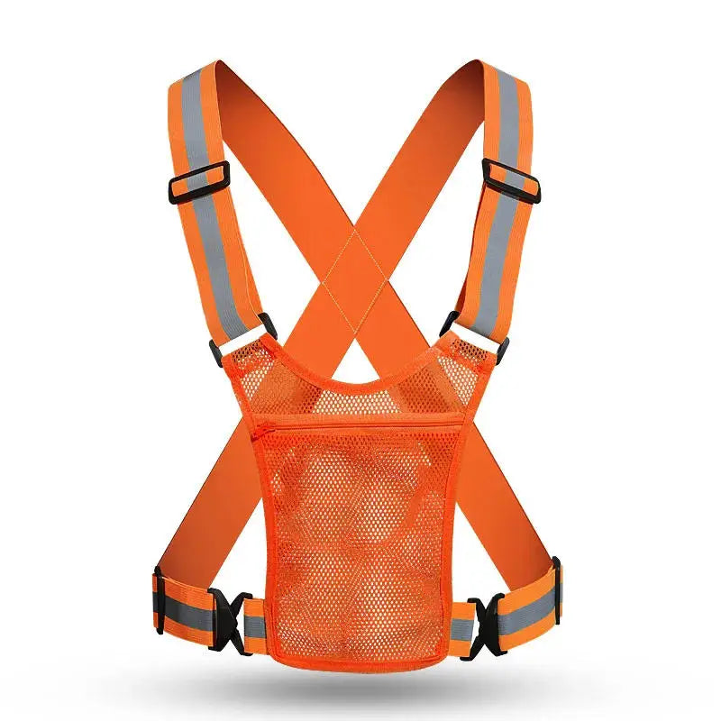 Reflective Safety Vest — Lightweight Hi-Vis for Running & Cycling