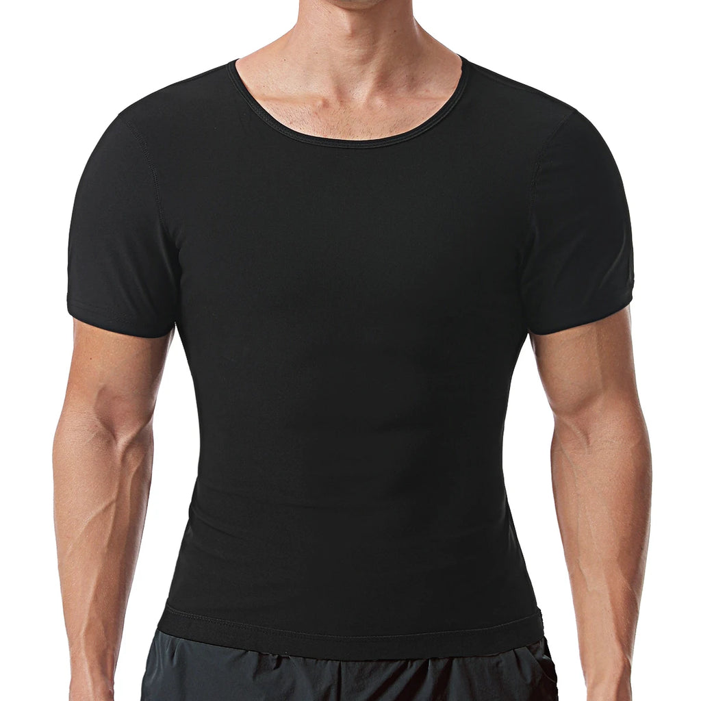 Men's Sauna Sweat Vest – Heat-Trapping Compression Shirt for Gym & Training