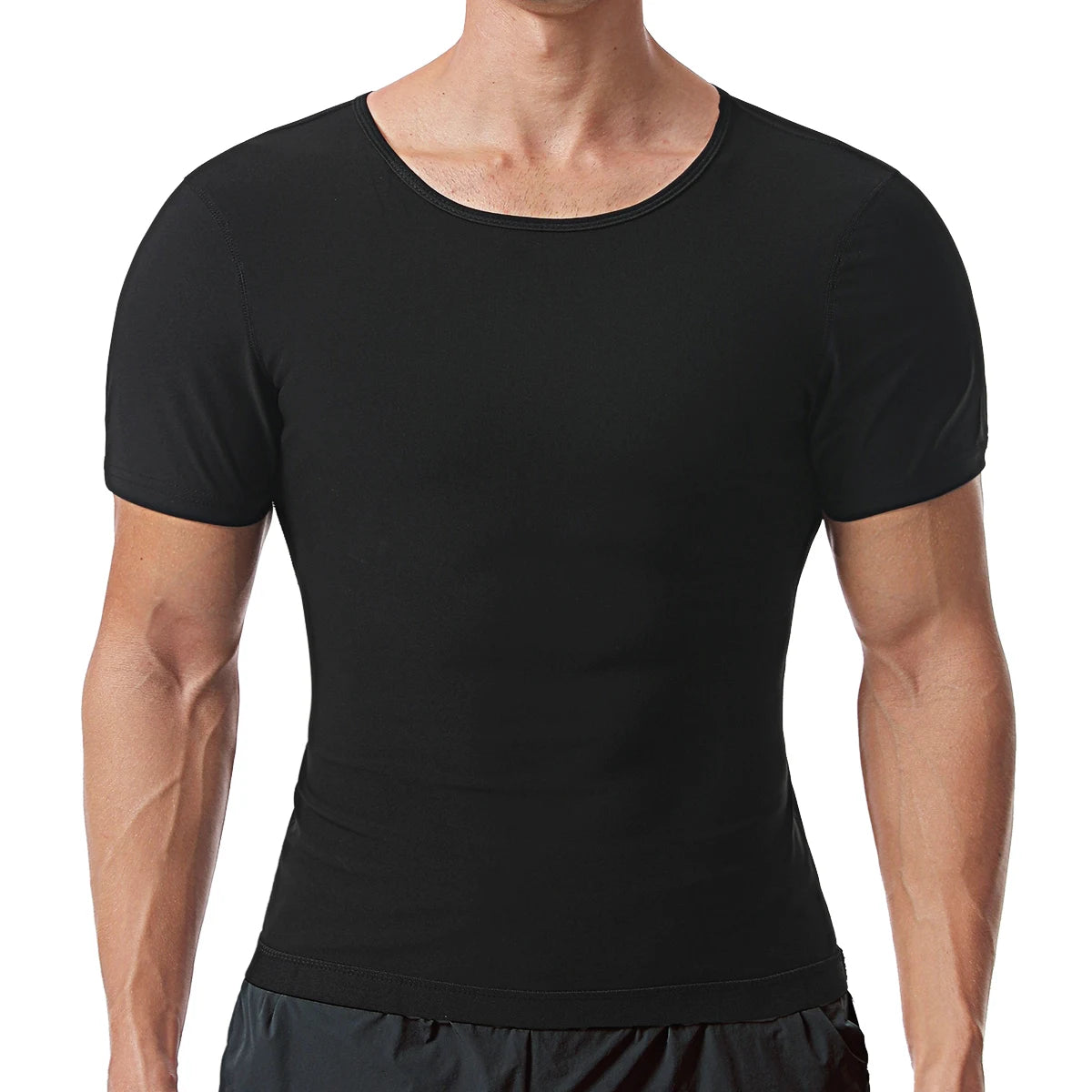 Men's Sauna Sweat Vest – Heat-Trapping Compression Shirt for Gym & Training