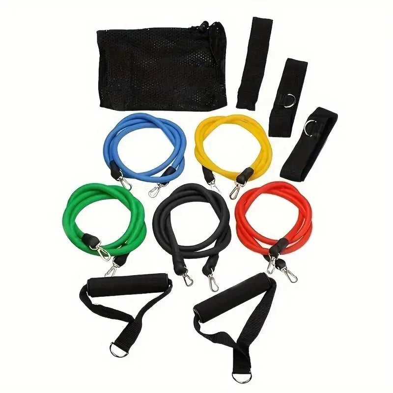Resistance Bands Set — 11-Piece Portable Home Gym Kit