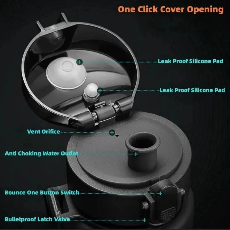 BPA-Free Sports Water Bottle — 400ml Leak-Proof for Gym & Outdoors