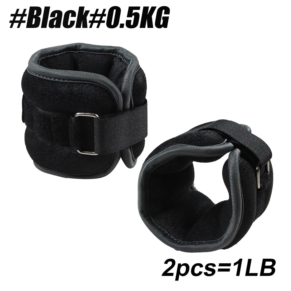 Ankle & Wrist Weights — Adjustable Strap for Running, Gym & Aerobics