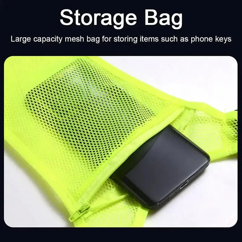 Reflective Safety Vest — Lightweight Hi-Vis for Running & Cycling