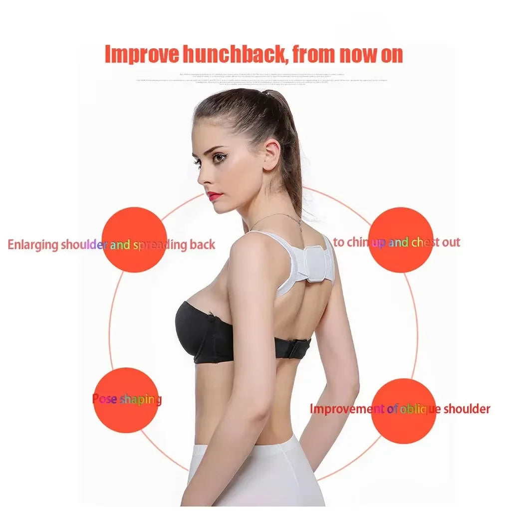 Invisible Posture Corrector — Lightweight Adjustable Back Brace for Men & Women