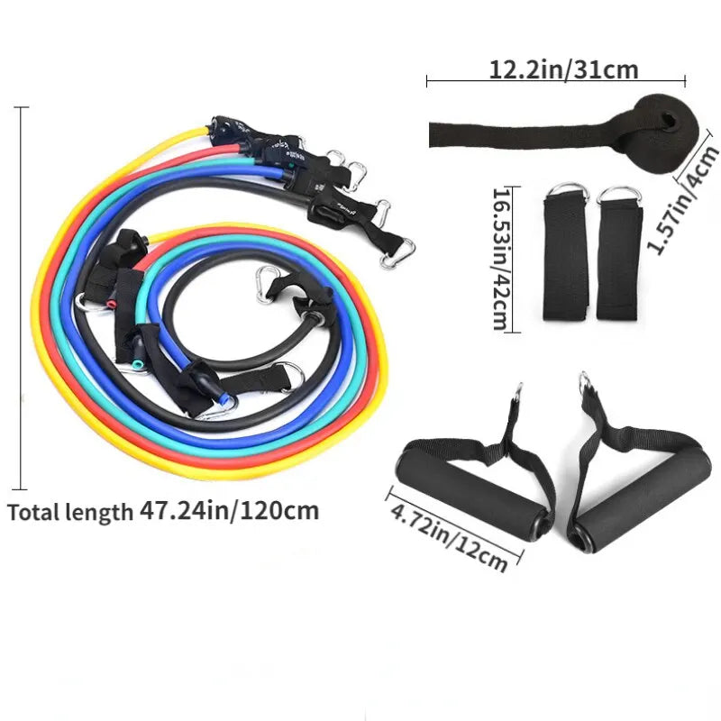 Resistance Bands Set — 11-Piece Portable Home Gym Kit