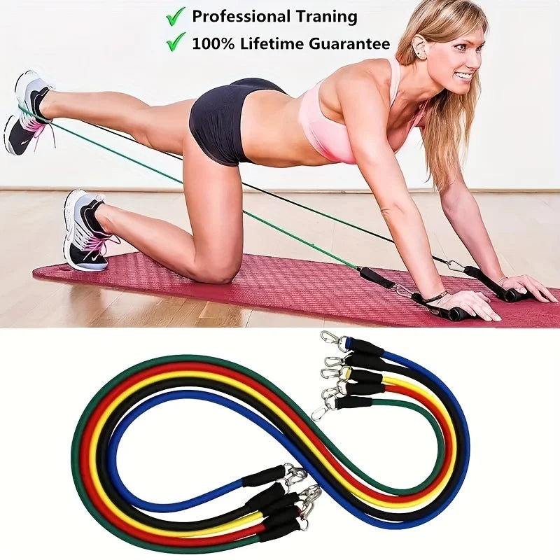 Resistance Bands Set — 11-Piece Portable Home Gym Kit