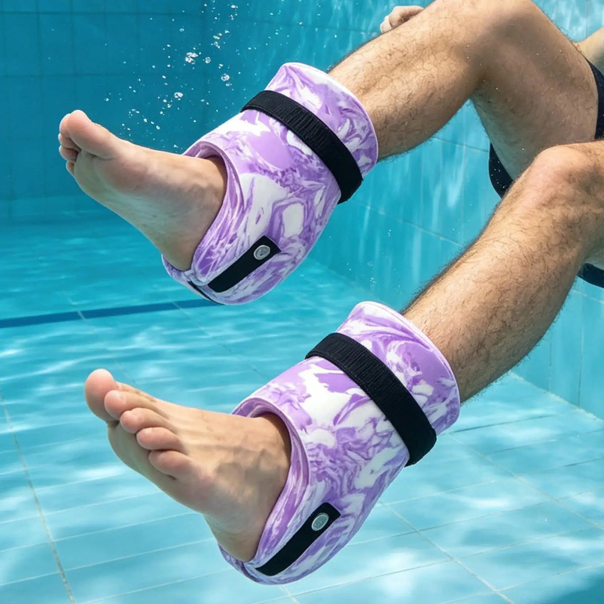 Water Ankle Weights — Pool & Aqua Aerobics Training (2 Pieces)
