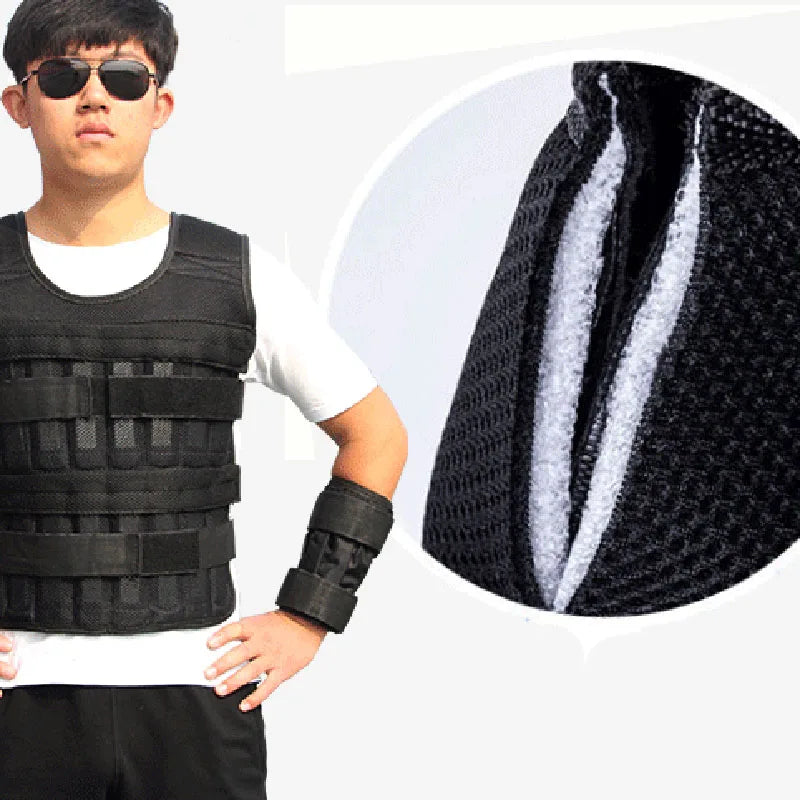 20kg Adjustable Weighted Vest — Running & Physical Training for Men & Women