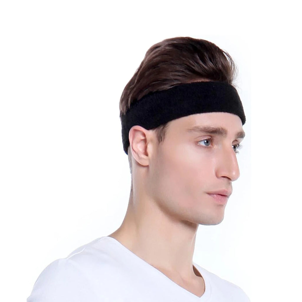 Sports Headbands 3-Pack – Moisture-Wicking Sweatband for Men & Women