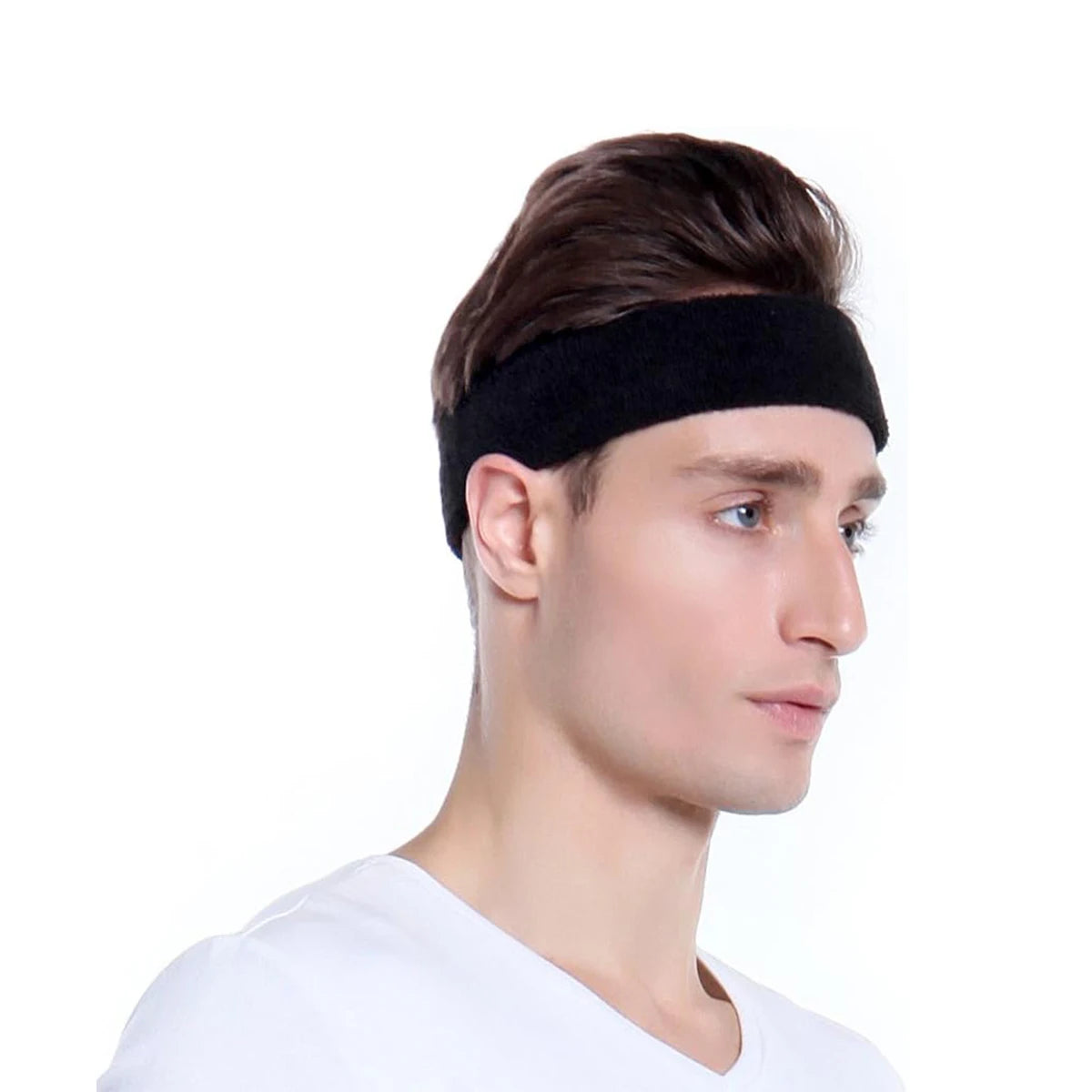 Sports Headbands 3-Pack – Moisture-Wicking Sweatband for Men & Women