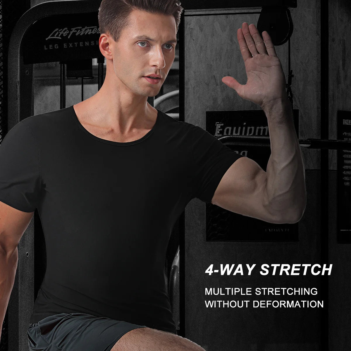 Men's Sauna Sweat Vest – Heat-Trapping Compression Shirt for Gym & Training