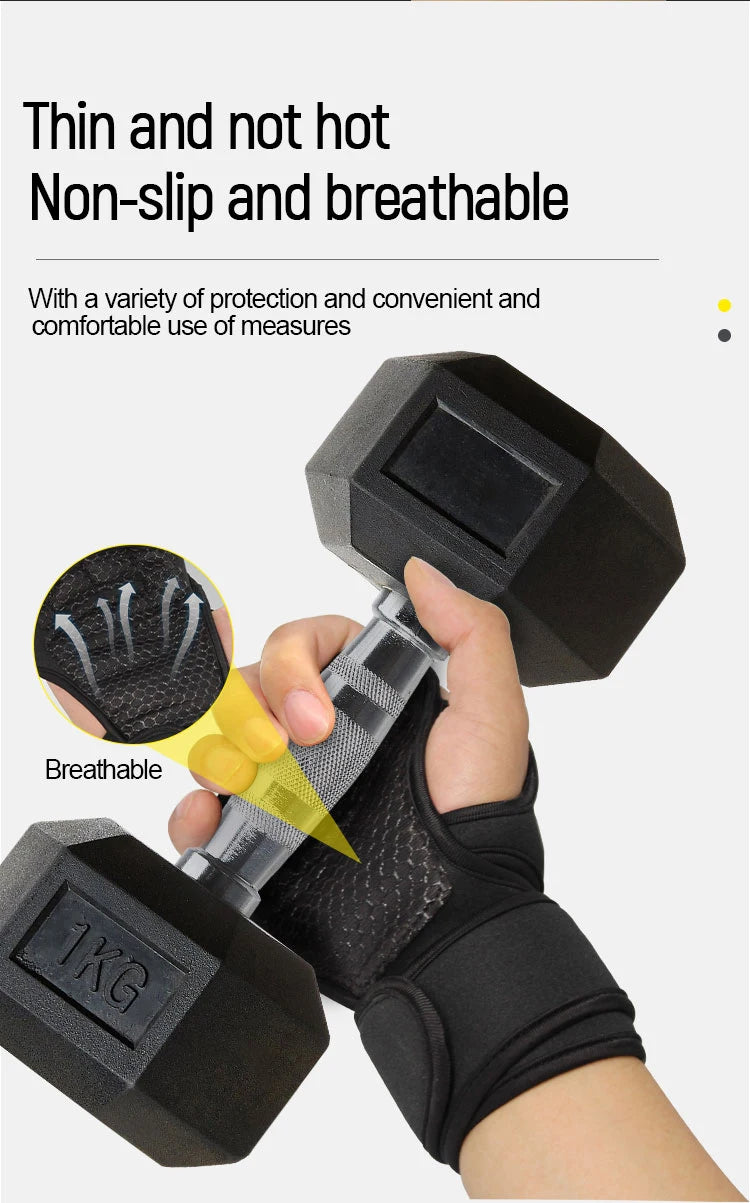 Training Sport Gloves — Weightlifting & Gym Hand Protector