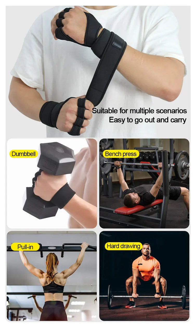 Training Sport Gloves — Weightlifting & Gym Hand Protector