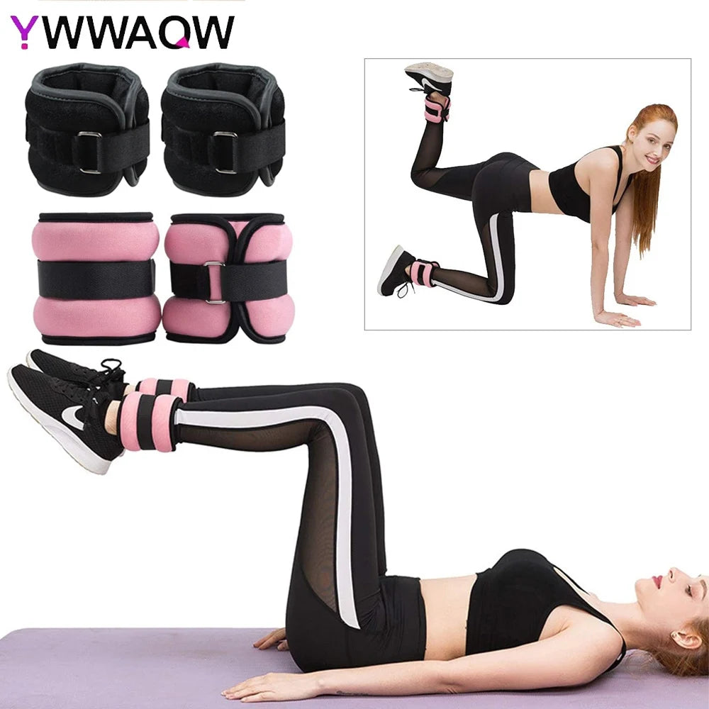 Ankle Weights — 0.5kg & 1kg Adjustable Strap for Running & Gym