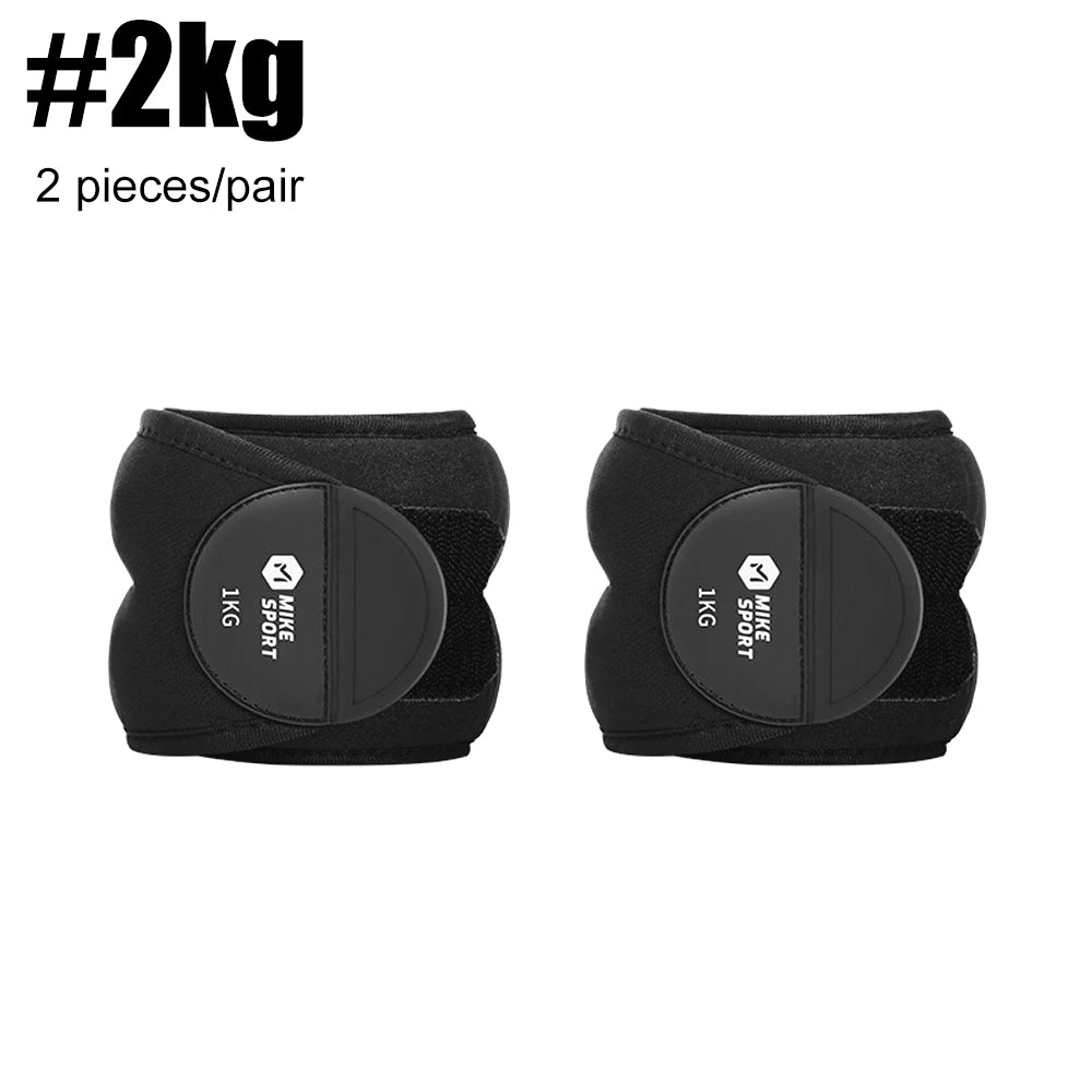 Ankle Weights Set — 1kg to 4kg Adjustable for Men & Women