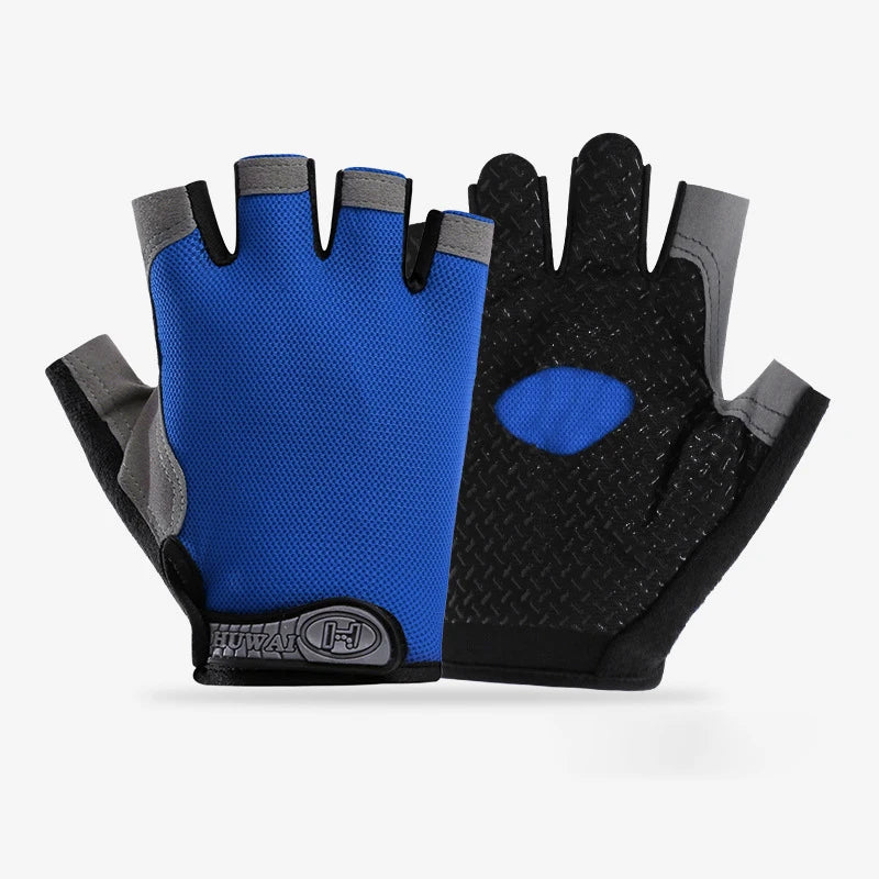 Fingerless Gym Gloves — Anti-Slip Breathable Training Gloves
