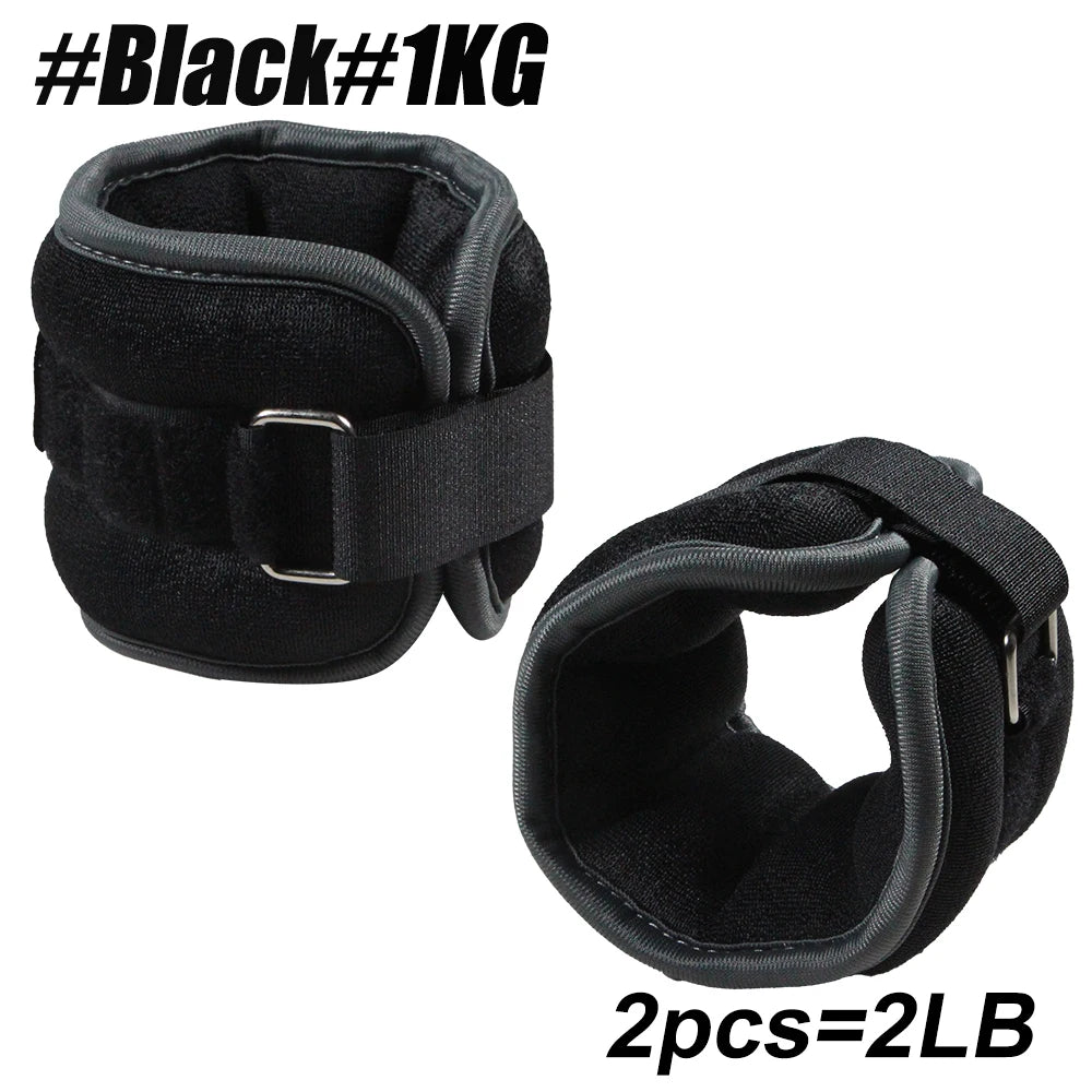 Ankle & Wrist Weights — Adjustable Strap for Running, Gym & Aerobics