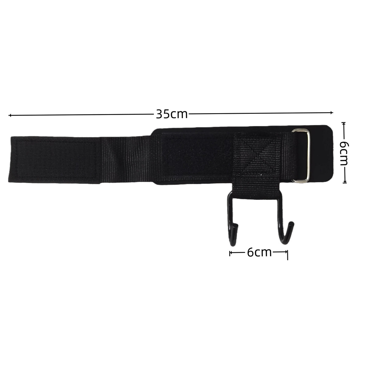 Pull Up Bar Wrist Straps & Lifting Hooks — Deadlift Grip Support for Gym Training