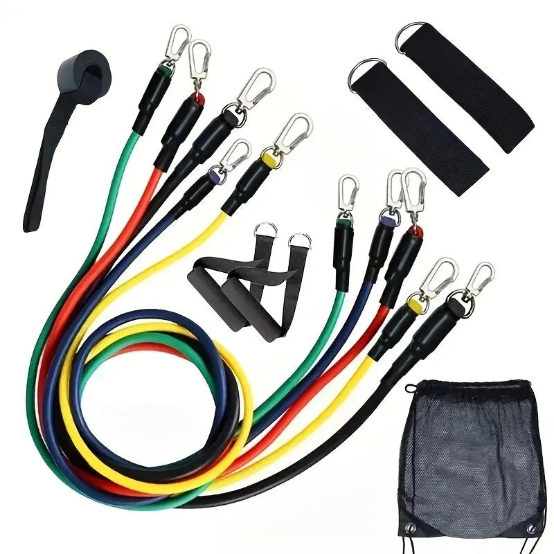 Resistance Bands Set — 11-Piece Portable Home Gym Kit