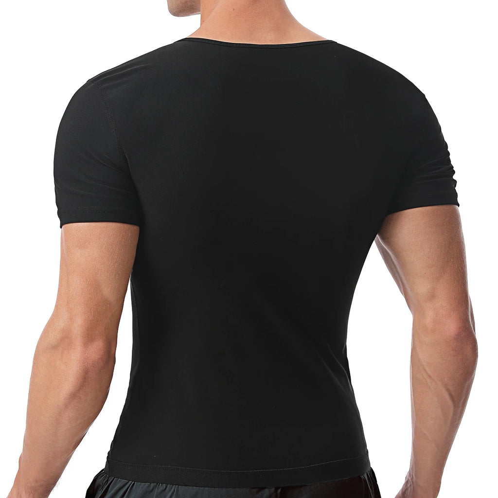 Men's Sauna Sweat Vest – Heat-Trapping Compression Shirt for Gym & Training