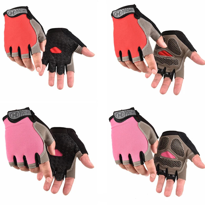 Gants de sport sans doigts — Gants d'entraînement antidérapants et respirants