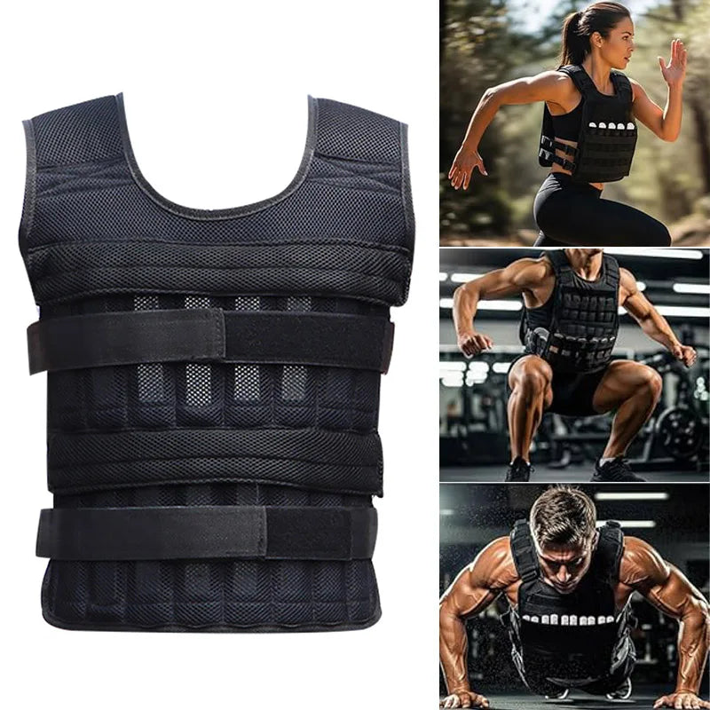 20kg Adjustable Weighted Vest — Running & Physical Training for Men & Women