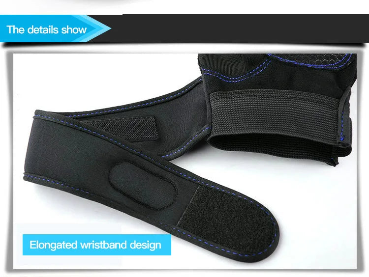 Gym Gloves with Wrist Support — Weightlifting & Bodybuilding