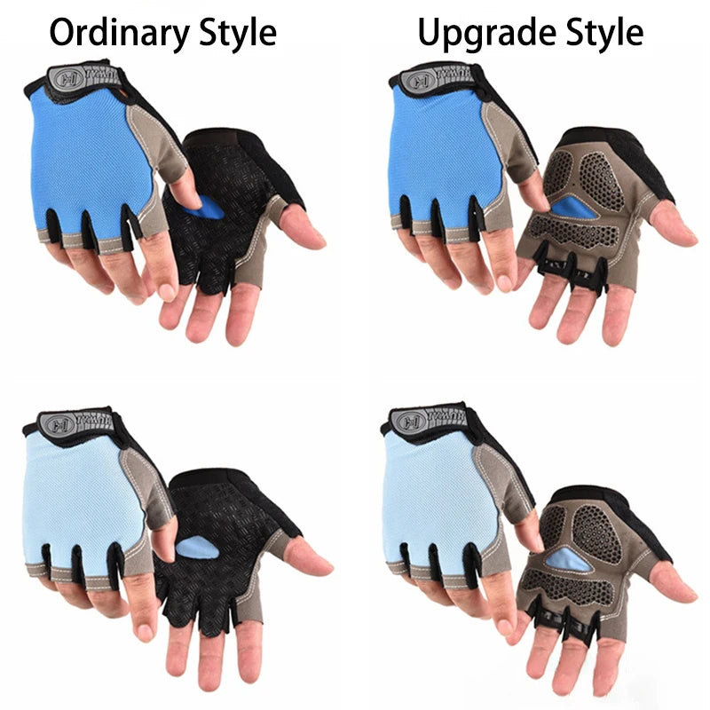 Gants de sport sans doigts — Gants d'entraînement antidérapants et respirants