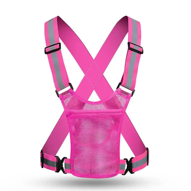 Reflective Safety Vest — Lightweight Hi-Vis for Running & Cycling