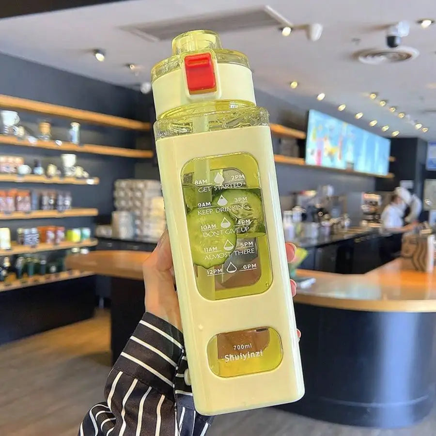 700ml Sports Water Bottle with Straw — Portable & Leak-Proof