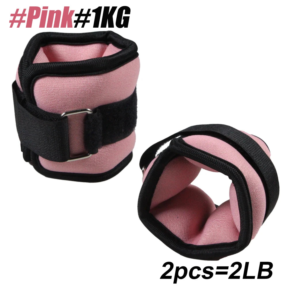 Ankle & Wrist Weights — Adjustable Strap for Running, Gym & Aerobics