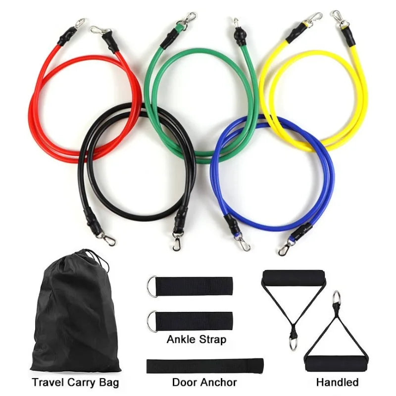 Resistance Bands Set — 11-Piece Portable Home Gym Kit