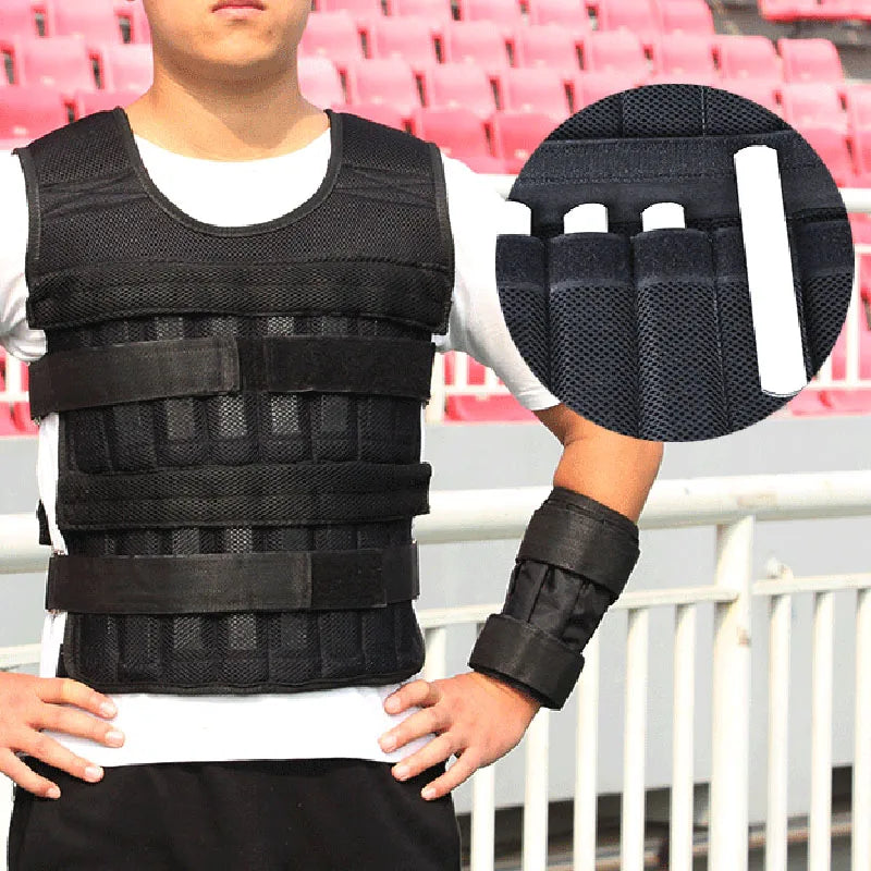 20kg Adjustable Weighted Vest — Running & Physical Training for Men & Women
