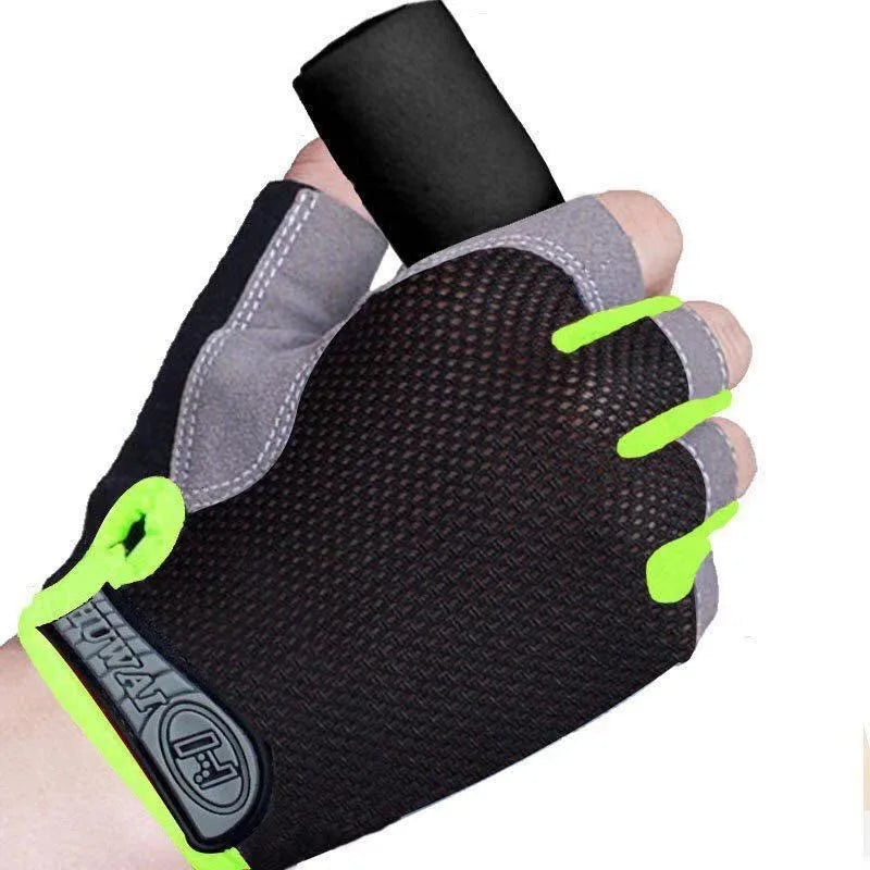 Gants de sport sans doigts — Gants d'entraînement antidérapants et respirants