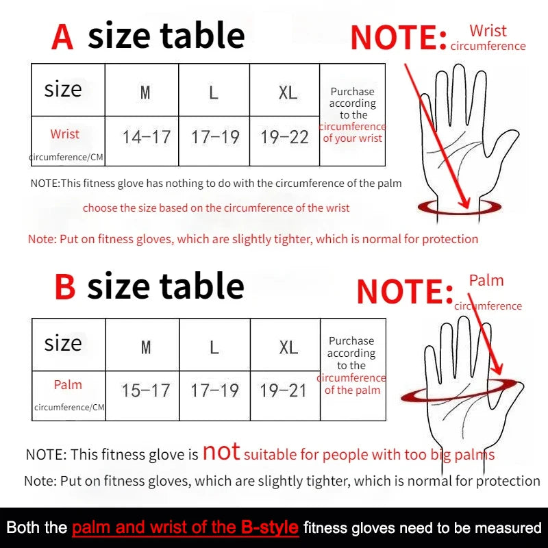 Training Sport Gloves — Weightlifting & Gym Hand Protector