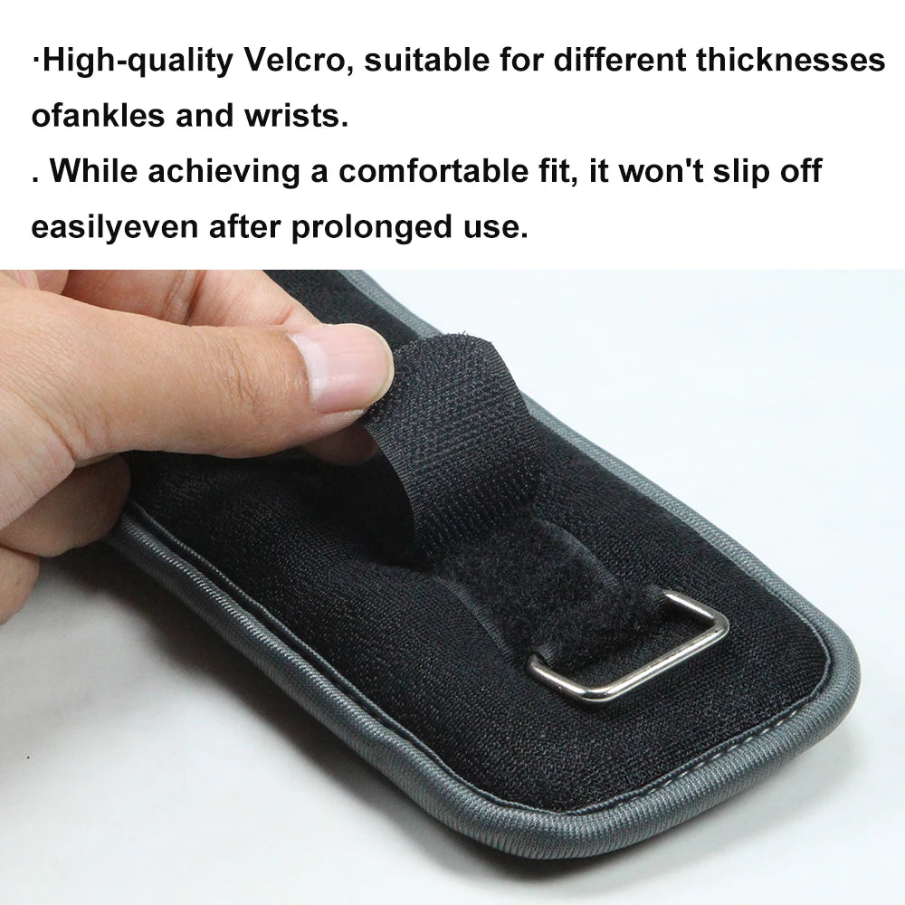 Ankle & Wrist Weights — Adjustable Strap for Running, Gym & Aerobics