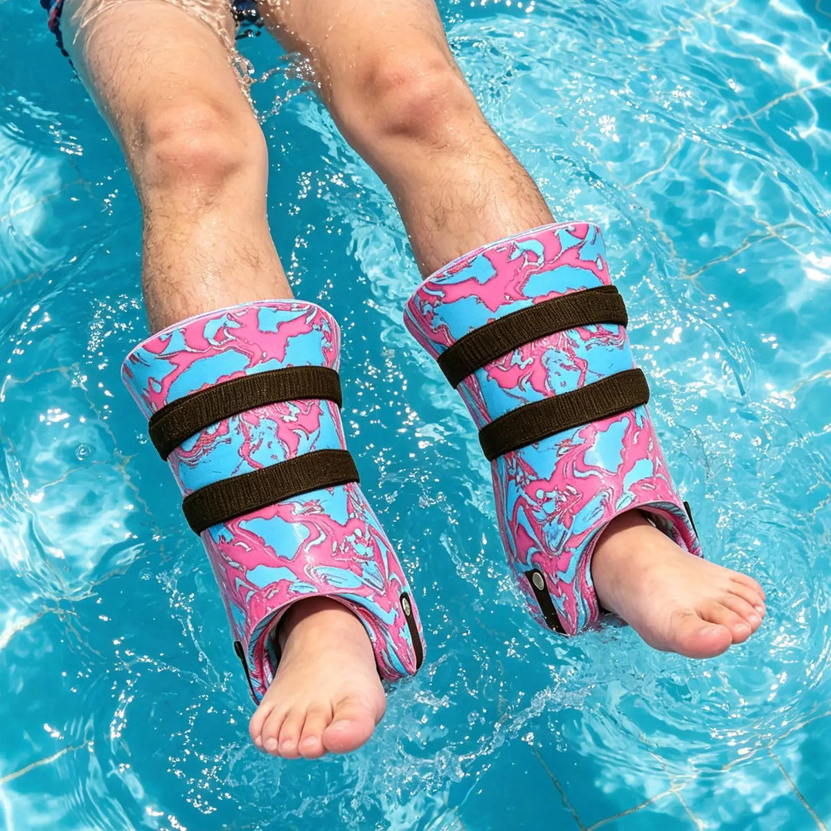 Water Ankle Weights — Pool & Aqua Aerobics Training (2 Pieces)