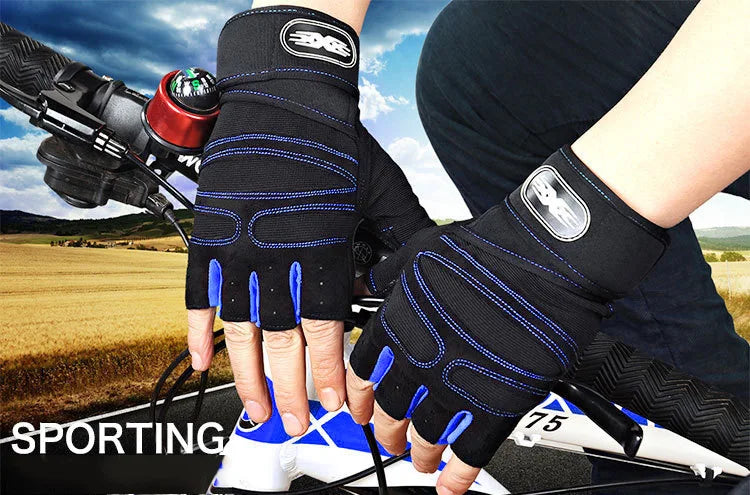 Gym Gloves with Wrist Support — Weightlifting & Bodybuilding