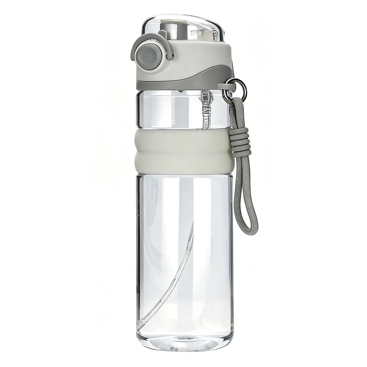 750ml Spray Sports Water Bottle — Straw & Direct Drink, BPA-Free