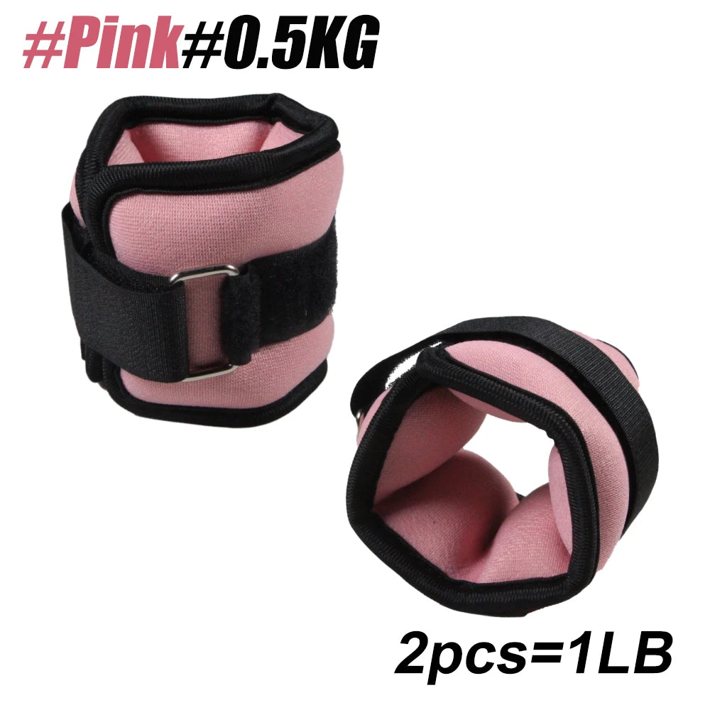 Ankle & Wrist Weights — Adjustable Strap for Running, Gym & Aerobics