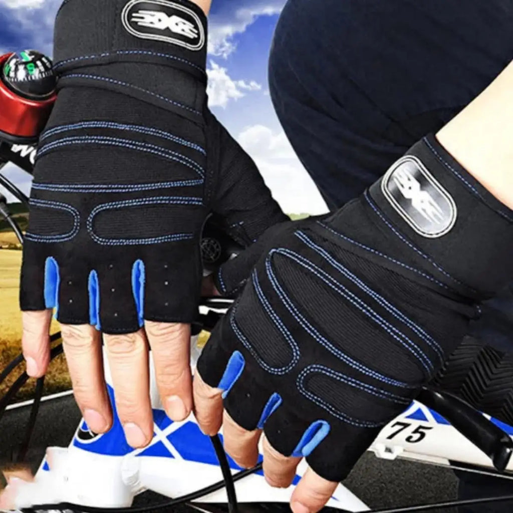 Gym Gloves with Wrist Support — Weightlifting & Bodybuilding