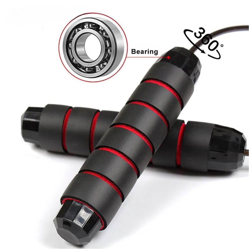 Weighted Skipping Rope — Durable Home Gym Cardio Equipment