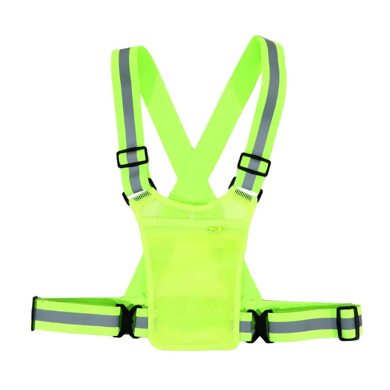 Reflective Safety Vest — Lightweight Hi-Vis for Running & Cycling