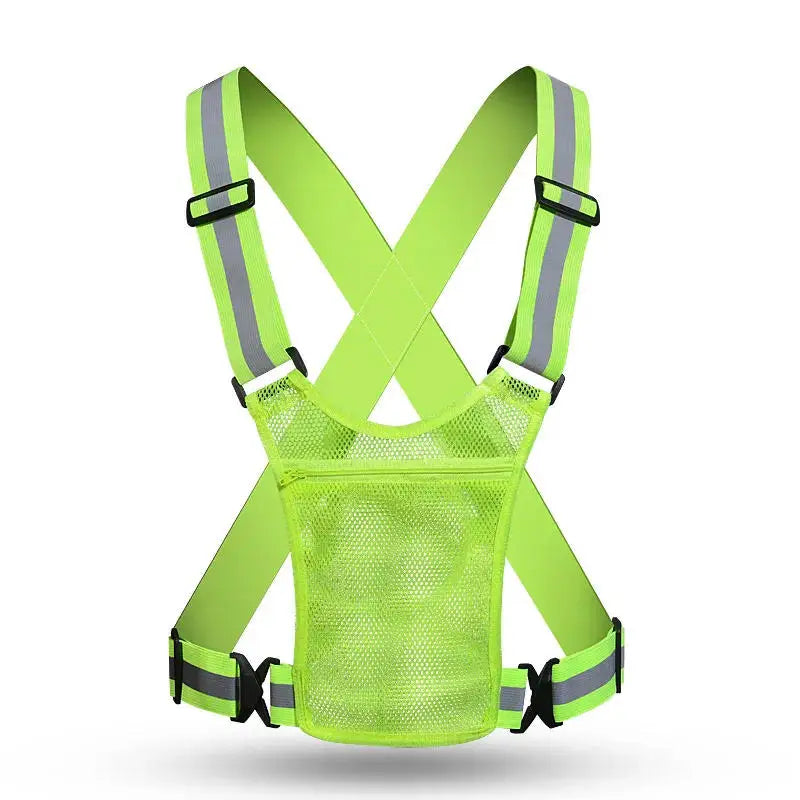 Reflective Safety Vest — Lightweight Hi-Vis for Running & Cycling