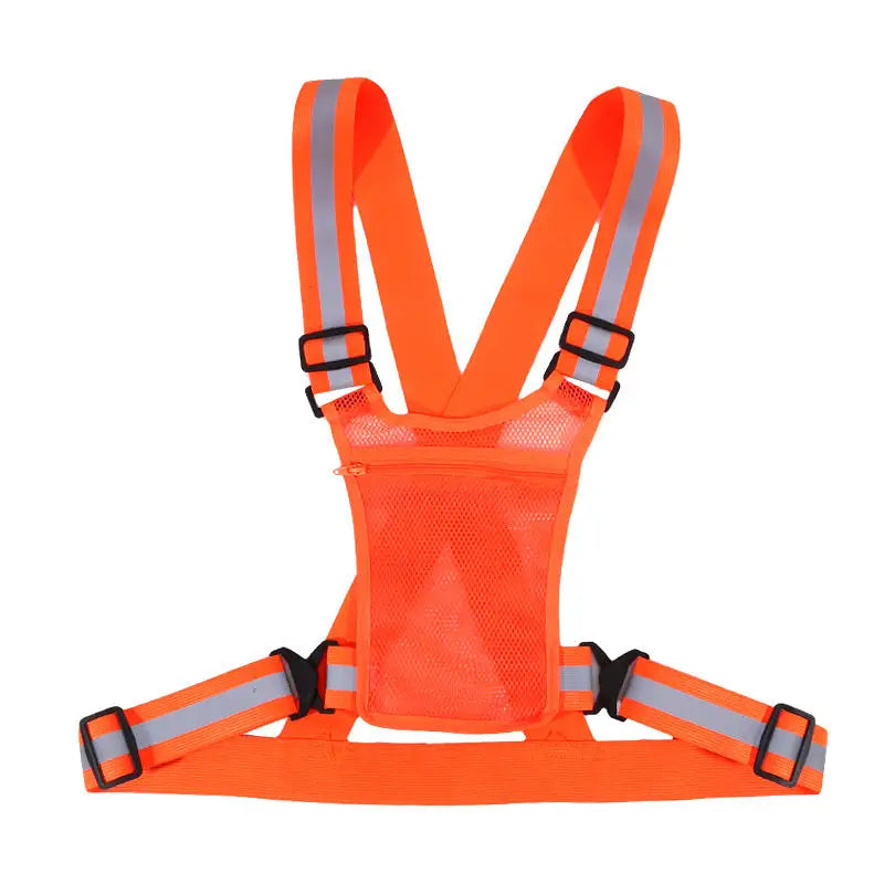 Reflective Safety Vest — Lightweight Hi-Vis for Running & Cycling