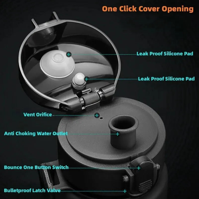 BPA-Free Sports Water Bottle — 400ml Leak-Proof for Gym & Outdoors